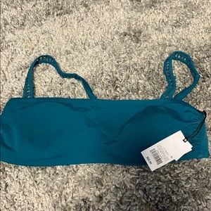NWT basic blue bikini top
